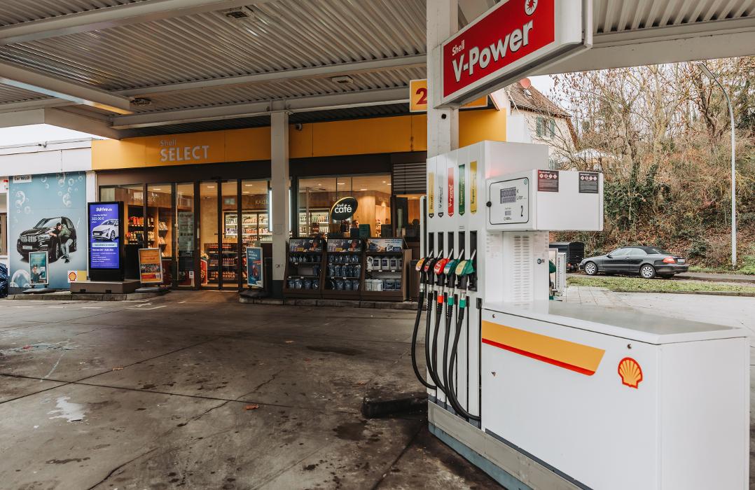 Shell Recharge Charging Station, Repperndorfer Straße in Kitzingen