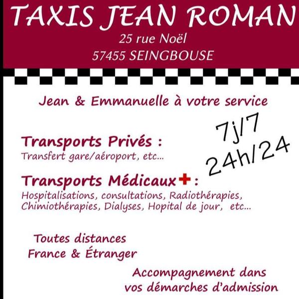 TAXI JEAN ROMAN taxi