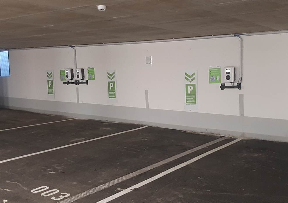 Apcoa Charging Station, Mela-Köhler-Straße in Wien