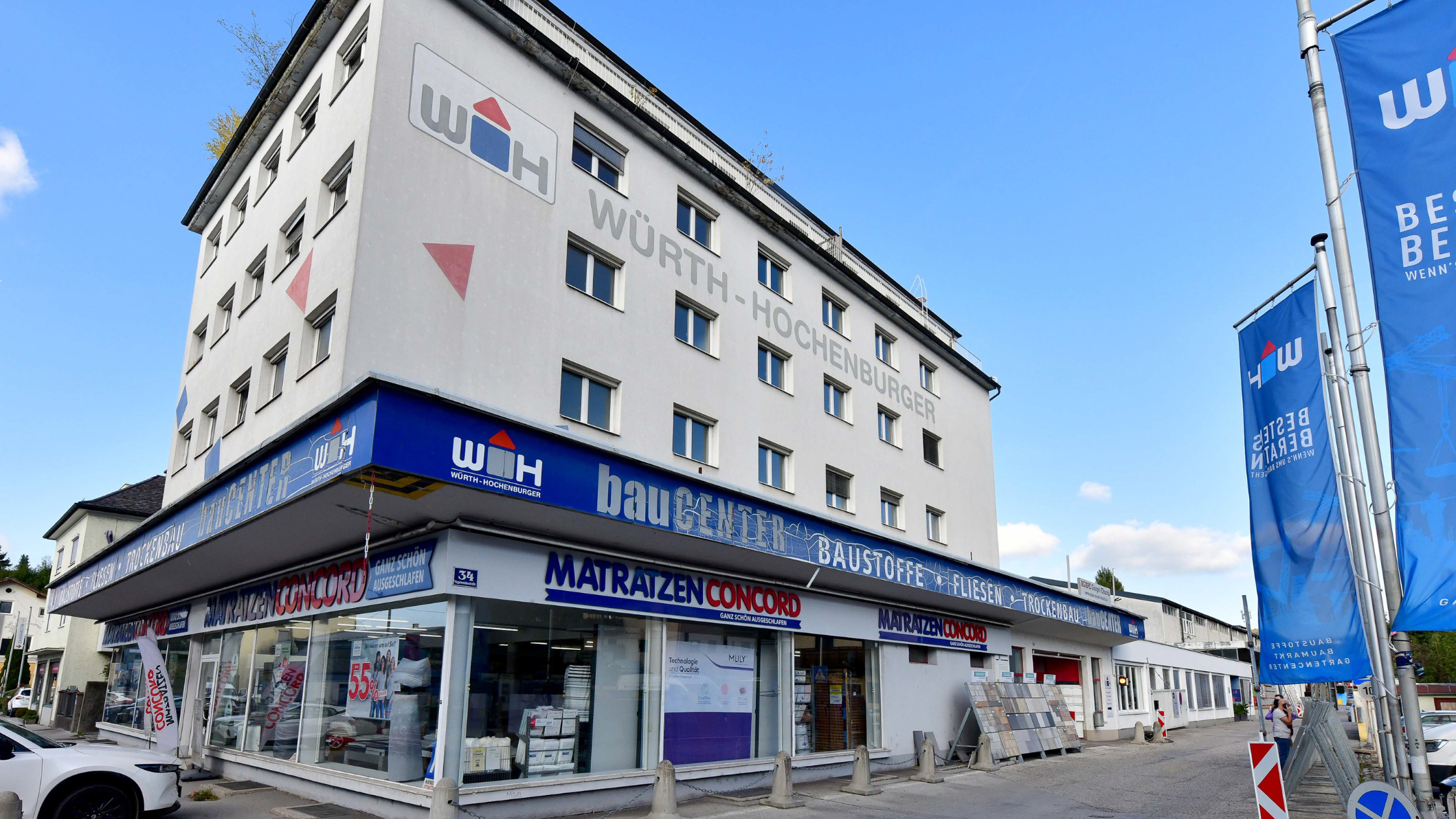 Würth Hochenburger Baustoffe Salzburg, Vogelweiderstraße in Salzburg