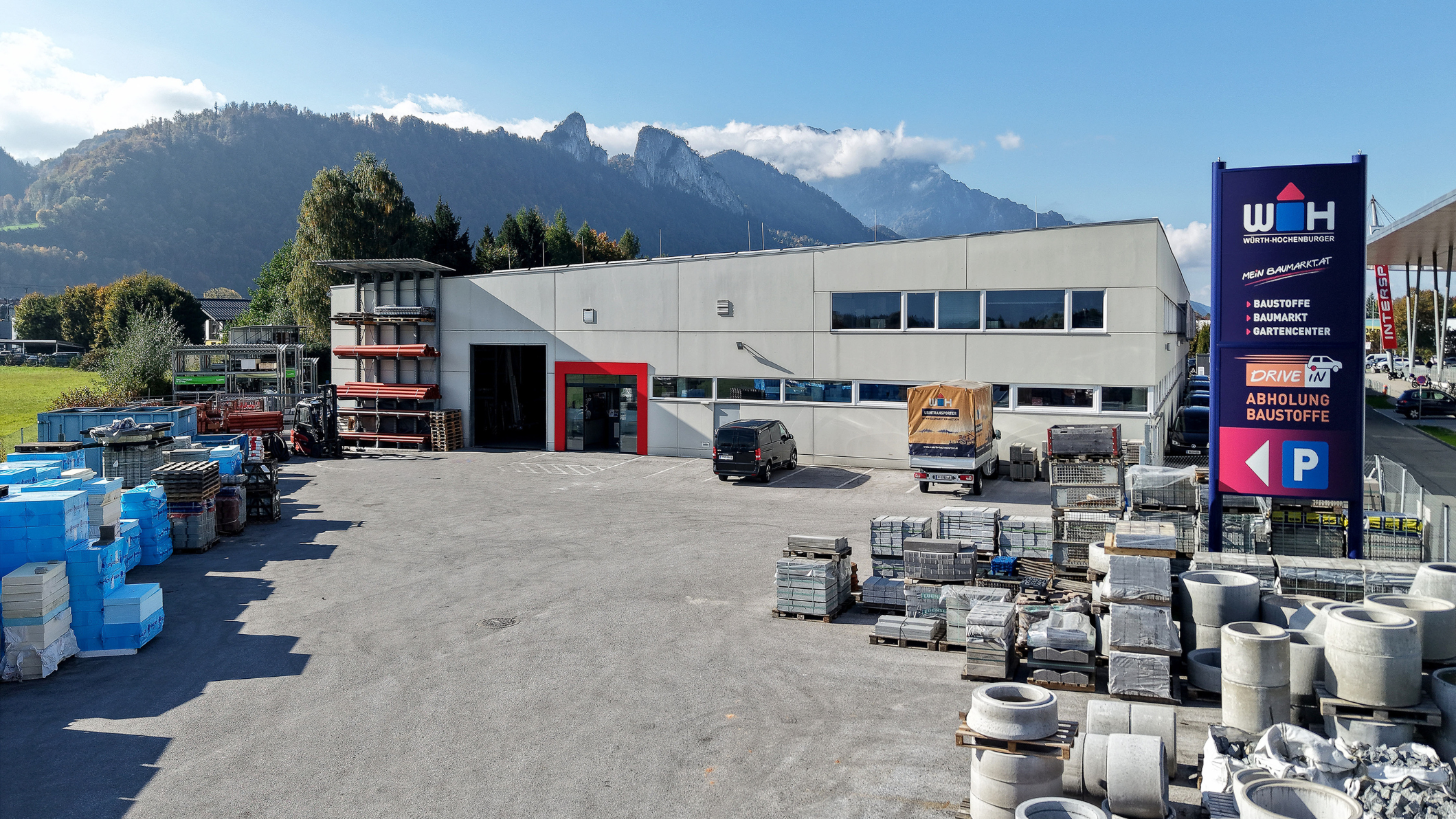 Würth Hochenburger Baustoffe Hallein, Kletzlgutweg in Hallein