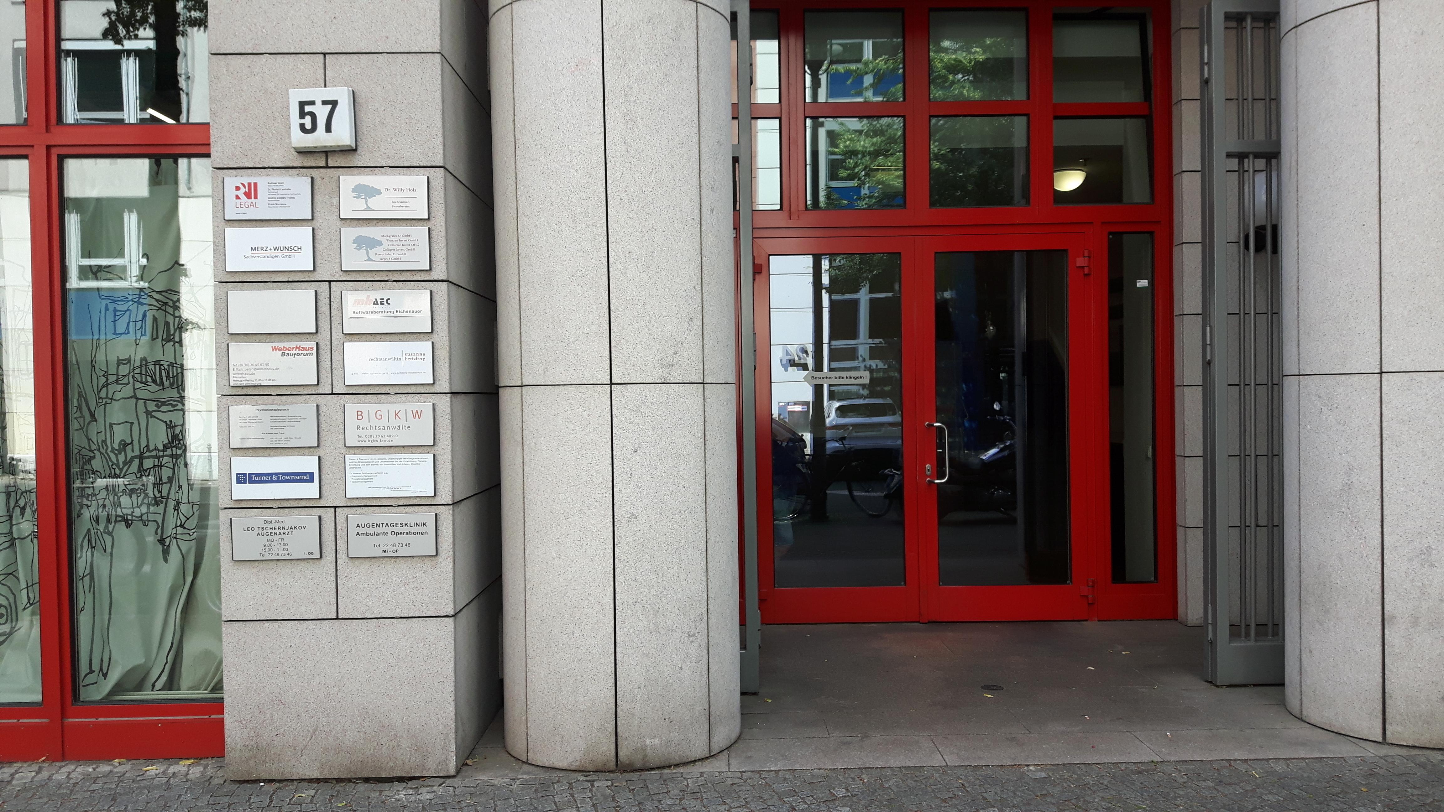 WeberHaus GmbH & Co. KG Bauforum Berlin, Markgrafenstraße in Berlin