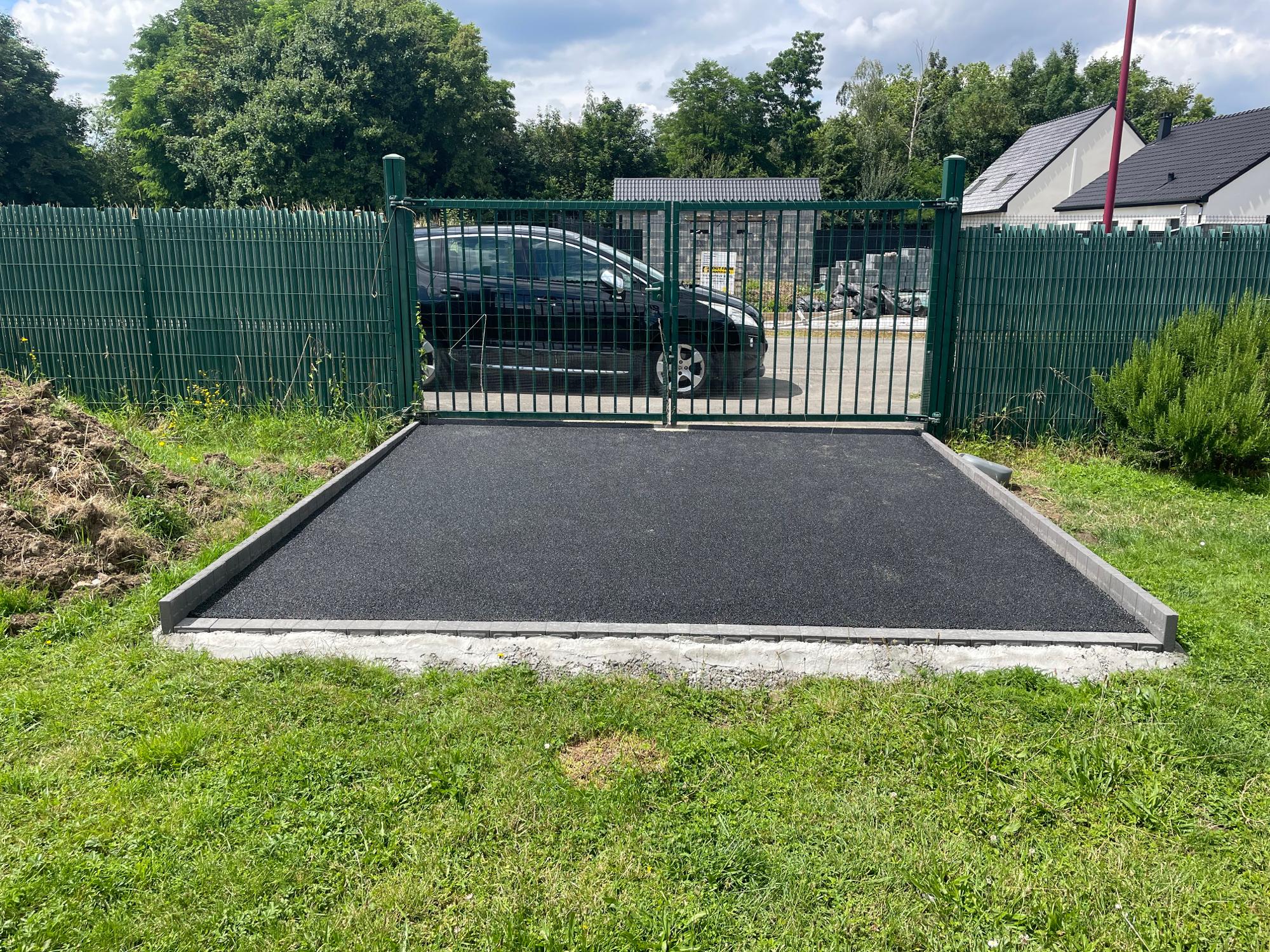 Descente en ENROBE A CHAUD sur la commune de SALLAUMINES