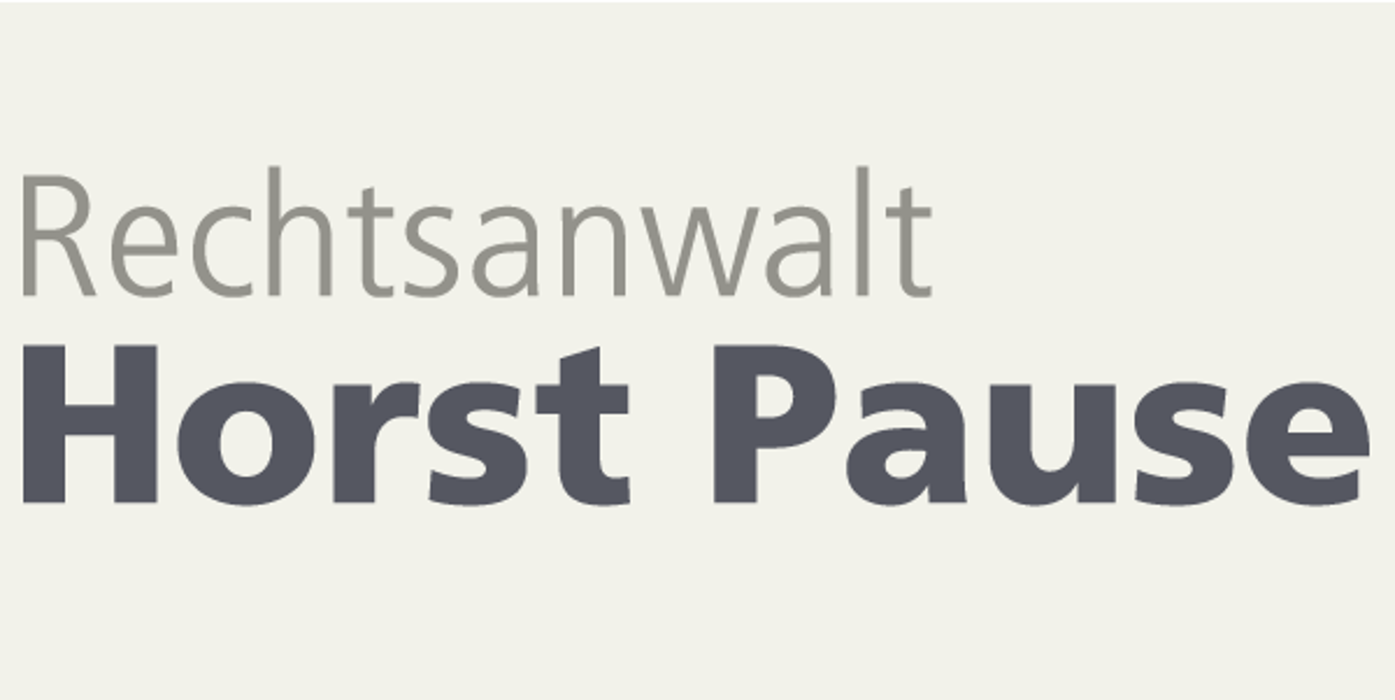 Logo Rechtsanwalt Horst Pause
