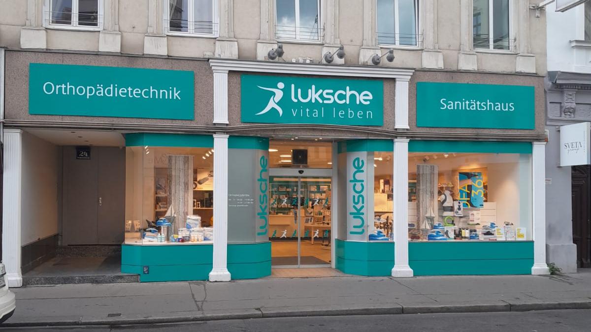 Sanitätshaus Luksche - vital leben, Wallensteinstraße in Wien