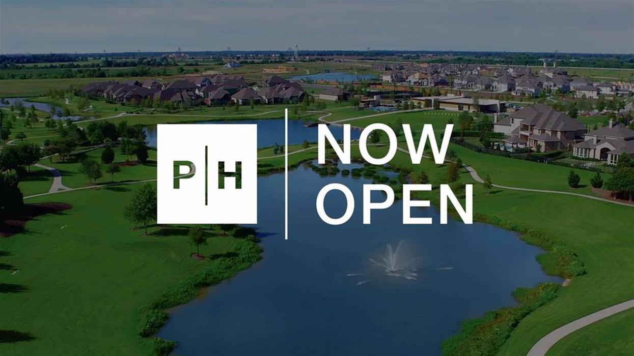 Perry Homes - Parkside on The River 50' Logo