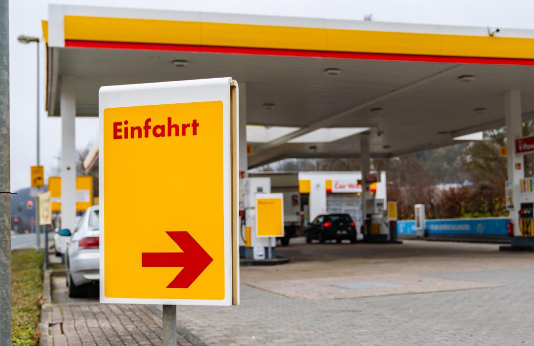 Shell Recharge Charging Station, Frankfurter Straße in Dillenburg