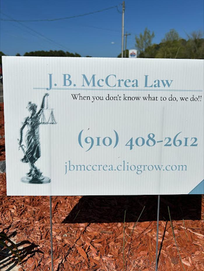 J. B. McCrea Law PLLC - Bolivia, NC