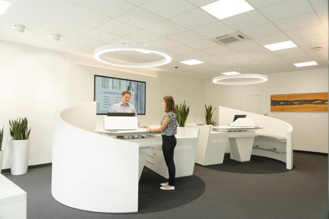 Rheingauer Volksbank eG, Beratungszentrum Eltville, Matheus-Müller-Platz in Eltville am Rhein