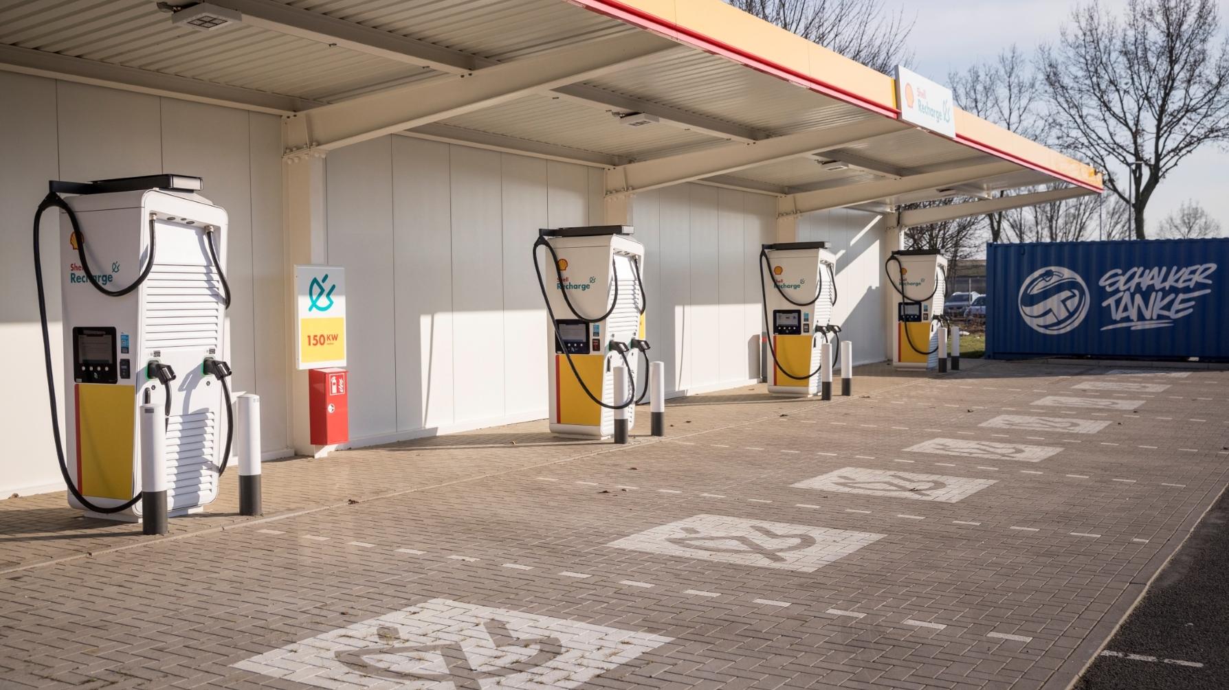 Shell Recharge Charging Station, Willy-Brandt-Allee in Gelsenkirchen