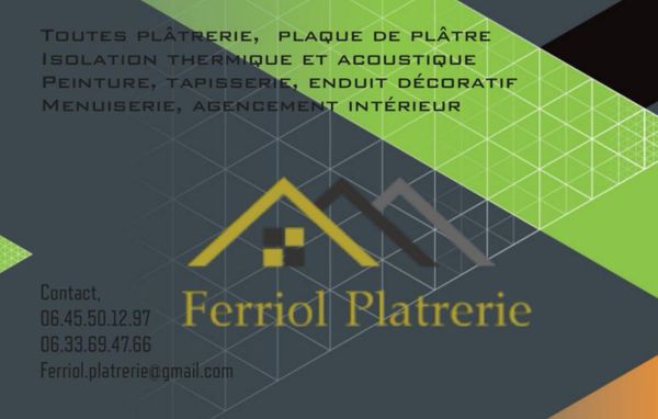 Ferriol Plâtrerie Sarl Expert