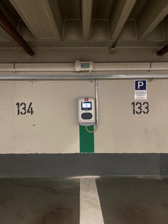 WVV Energie E-Ladestationen, Karmelitenstraße in Würzburg