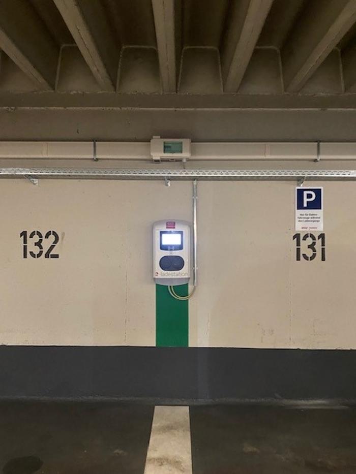 WVV Energie E-Ladestationen, Karmelitenstraße in Würzburg