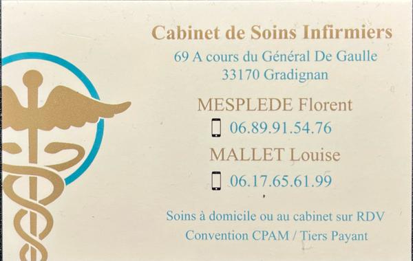 Mesplede Florent infirmier, infirmière (cabinet, soins à domicile)