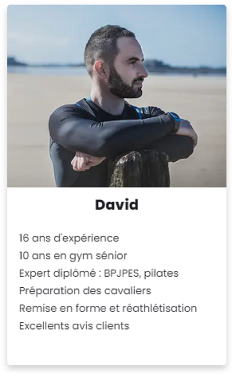 Montois David club de forme