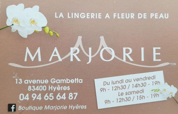 Boutique Marjorie lingerie féminine, corseterie et maillot de bain (détail)