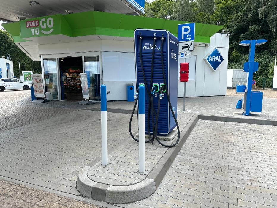 Aral pulse Ladestation, Leipziger Straße in Chemnitz