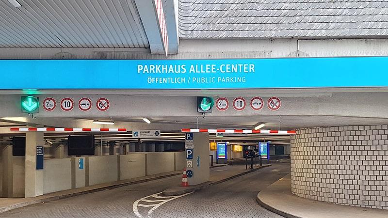 Parkhaus Allee-Center APCOA, Konrad-Adenauer-Straße in Remscheid