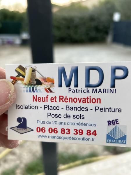 MDP peinture et vernis (détail)