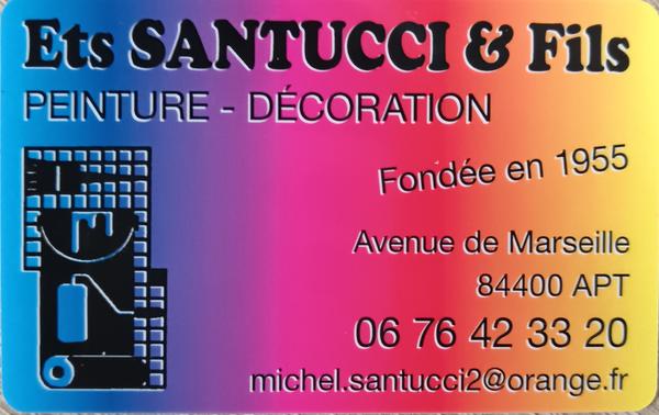 Santucci et Fils peinture et vernis (détail)