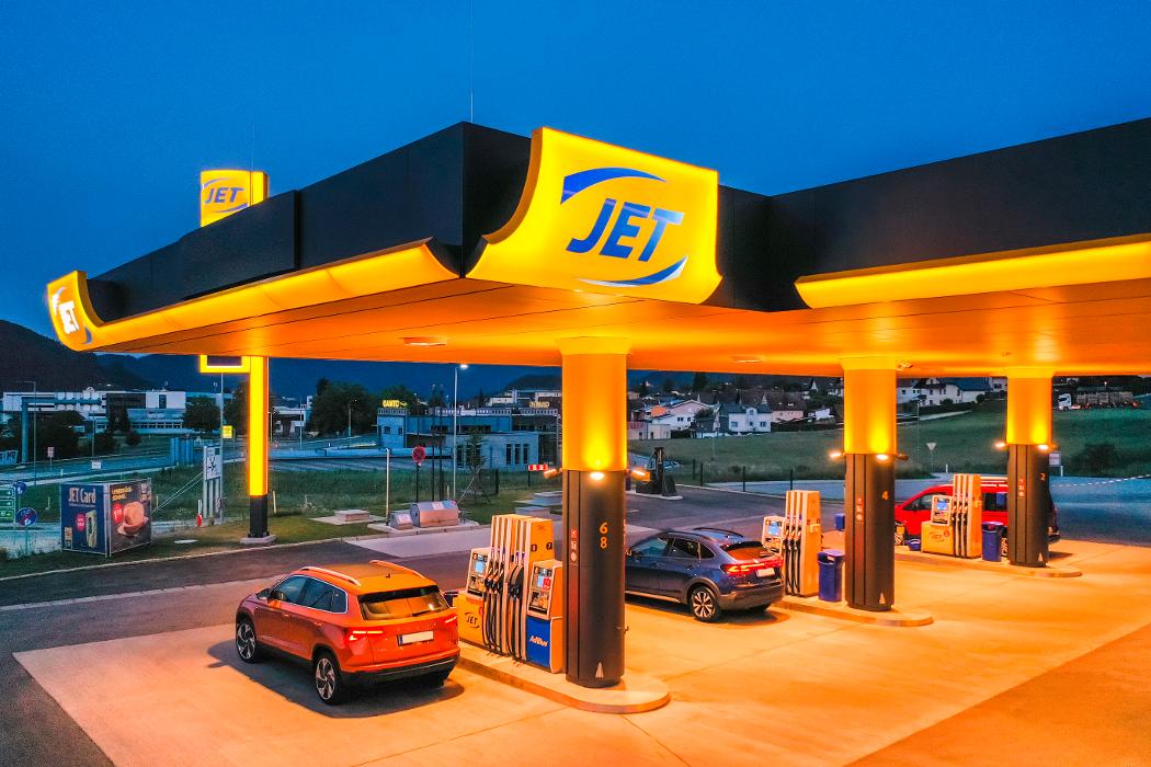 JET Tankstelle, Bundesstraße in Sankt Johann im Pongau
