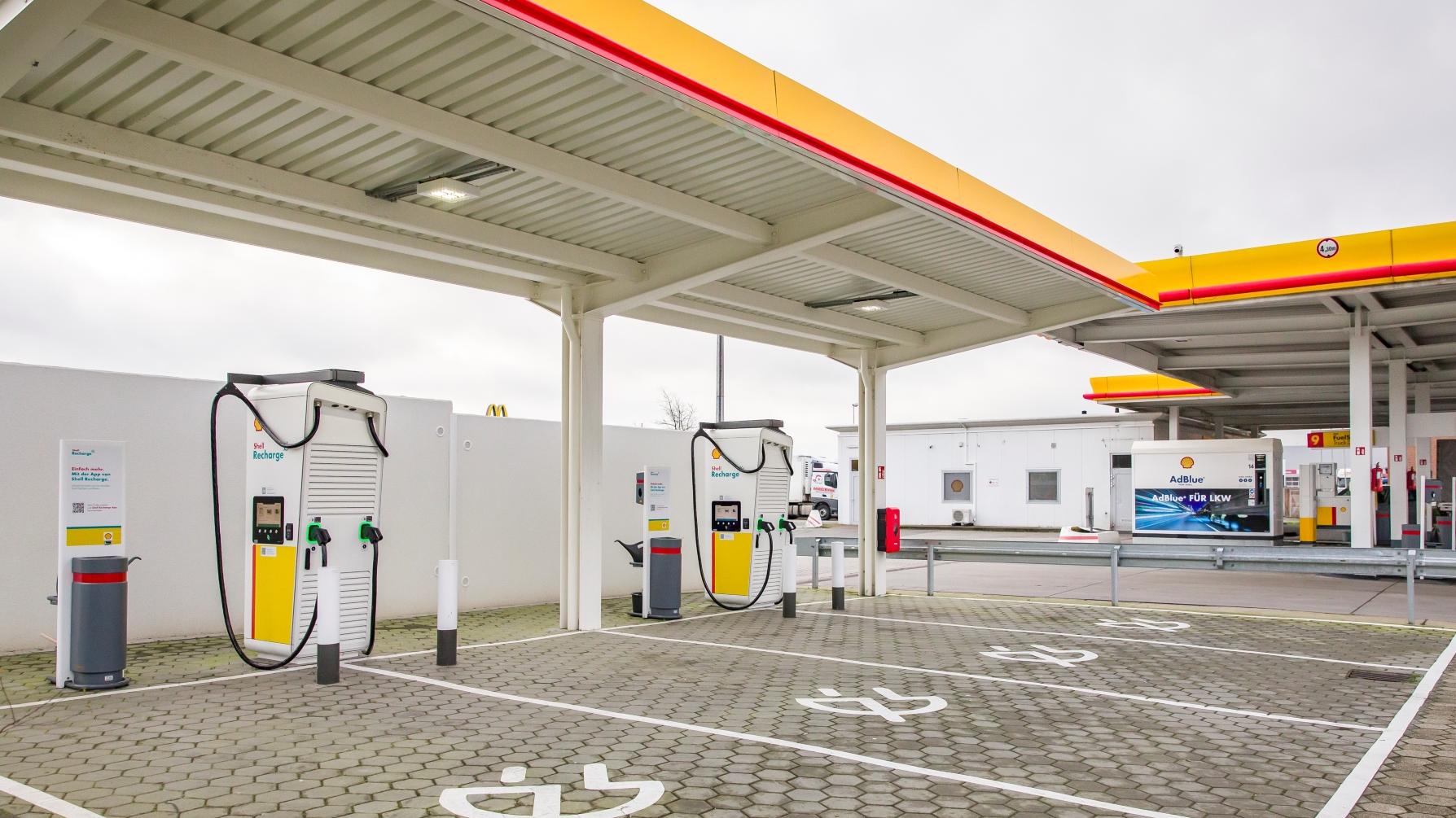 Shell Recharge Charging Station, Leuther Straße in Nettetal