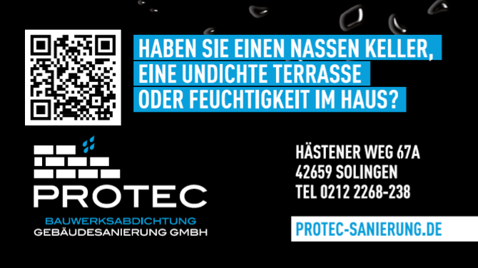 PROTEC Bauwerksabdichtung Gebäudesanierung GmbH, Hästener Weg in Solingen