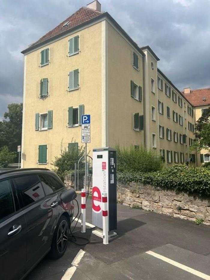WVV Energie E-Ladestationen, Wredestraße in Würzburg