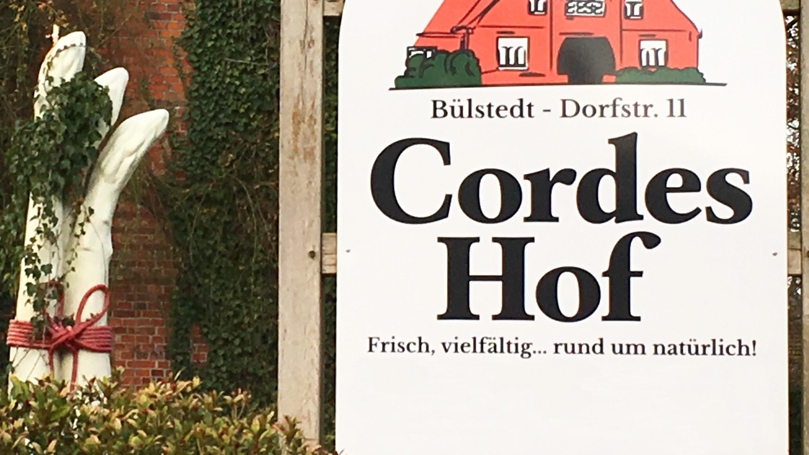 Cordes Hof Hofladen GbR, Dorfstraße in Bülstedt