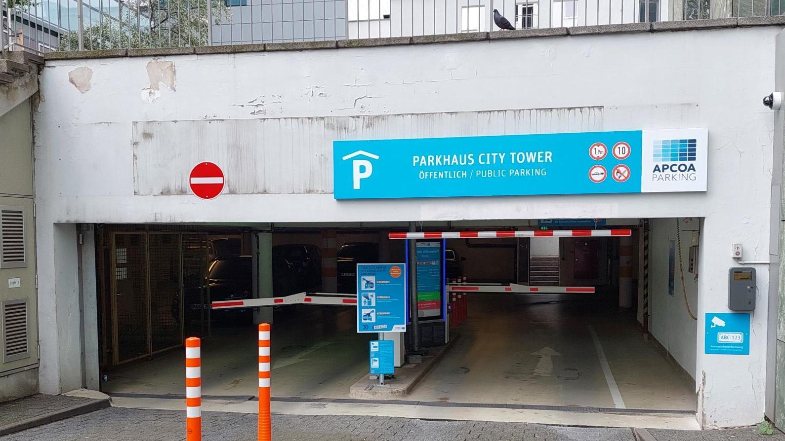 Parkhaus City Tower APCOA, Berliner Straße in Offenbach am Main