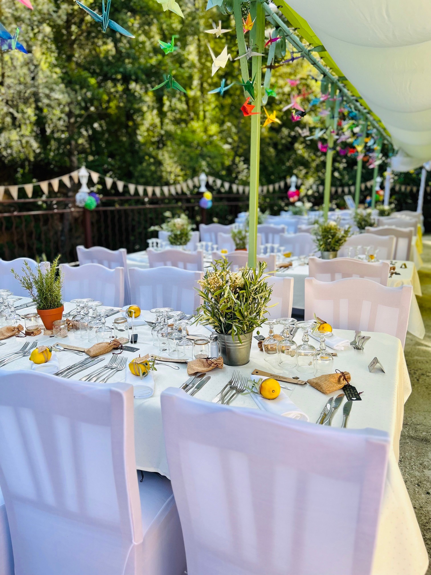 Déco mariage à La Bastide Enchantée