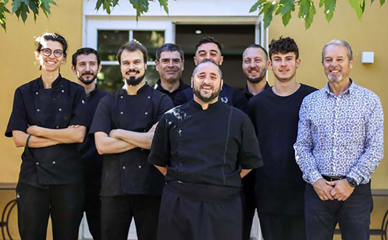 Equipe de cuisine de La Bastide Enchantée