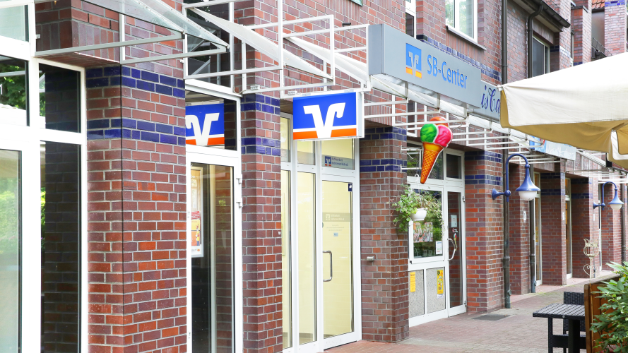 Raiffeisenbank eG, SB-Center Großhansdorf, Schaapkamp in Großhansdorf