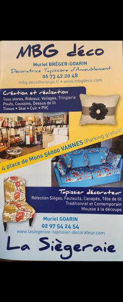MBG DECO - LA SIÈGERAIE rideaux, voilages et tissus d'ameublement (détail)