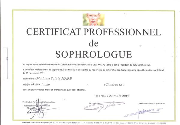 Sylvie Nard Sophrologue Hypnose soins hors d'un cadre réglementé