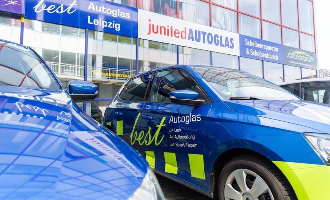 junited AUTOGLAS Leipzig-Neulindenau, Pötzschker Weg in Leipzig