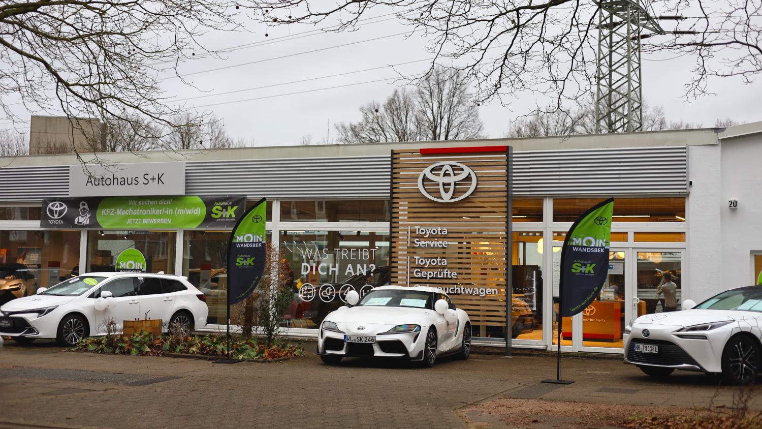 Autohaus S+K GmbH - Toyota Hamburg-Wandsbek, Bullenkoppel in Hamburg