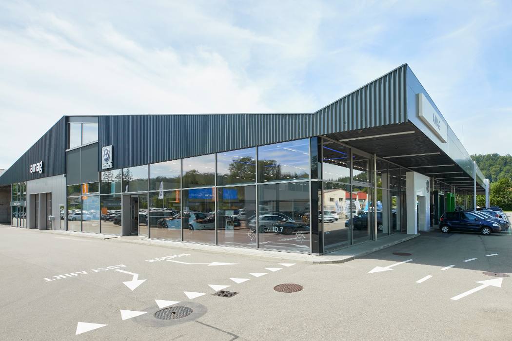 AMAG Wettswil, Moosstrasse in Wettswil am Albis