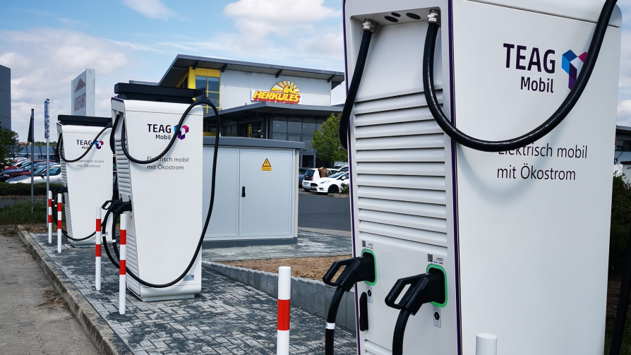 TEAG Mobil-Ladestation, Fuldaer Straße in Kirchhain