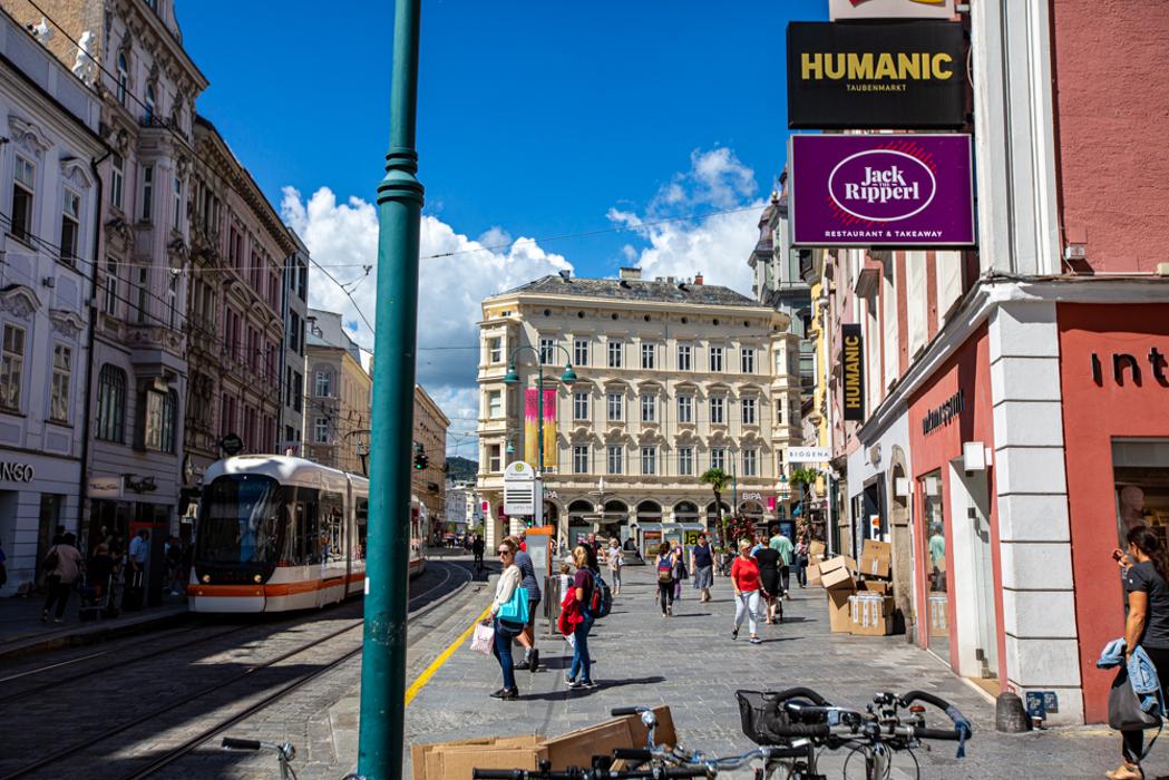 Jack the Ripperl | Linz - Taubenmarkt, Landstraße in Linz
