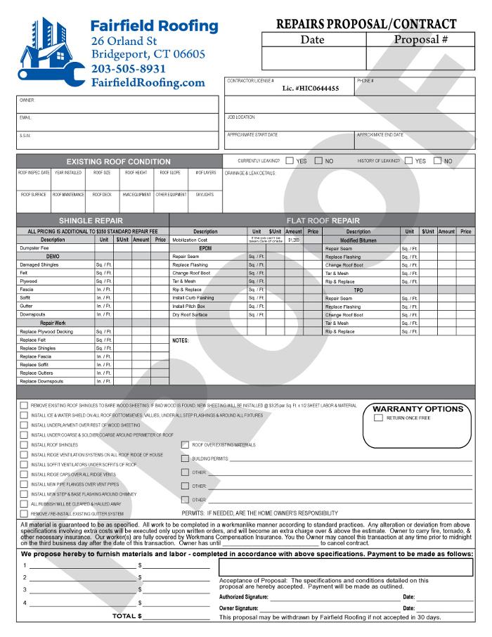 Fairfield Roofing Image