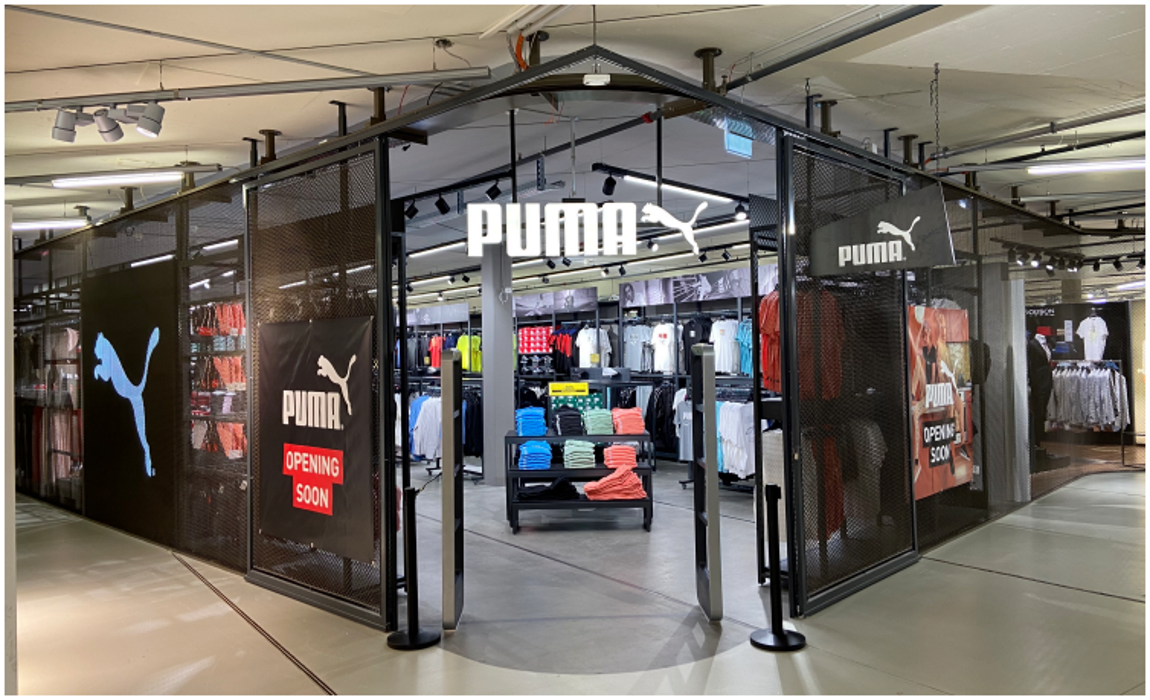 PUMA Outlet Fashion Fish, Parkstrasse in Schönenwerd