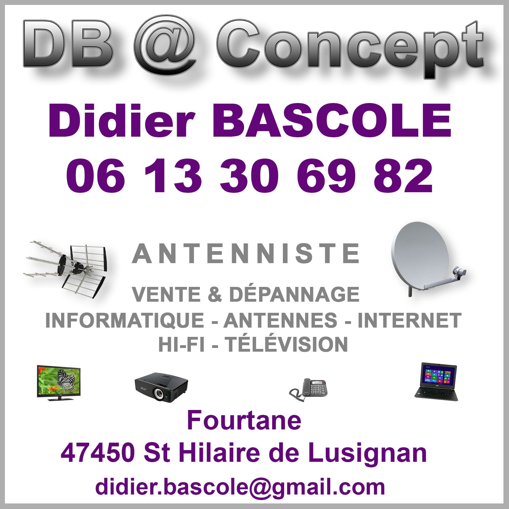 DB Concept réparation et restauration (objets divers)