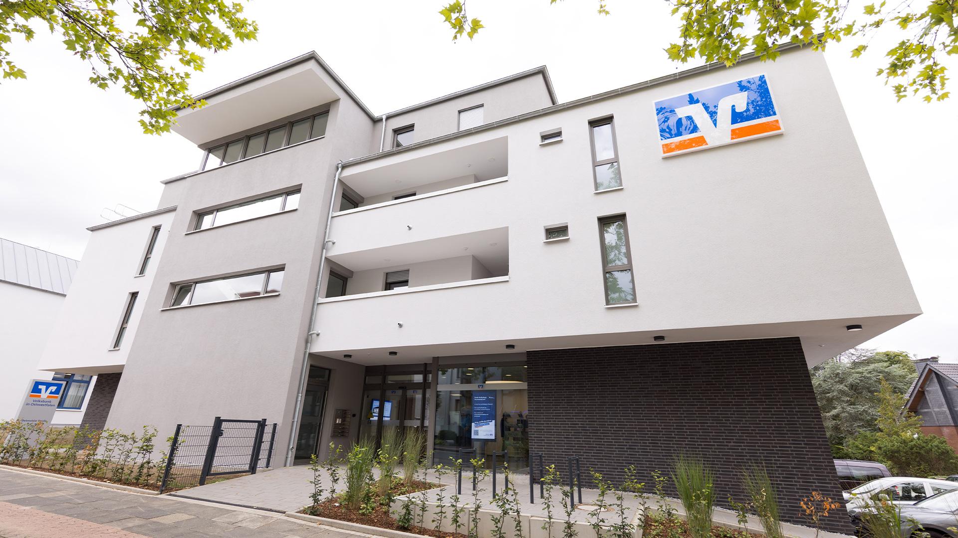 Volksbank in Ostwestfalen eG, Geschäftsstelle Südstadt, Detmolder Straße in Bad Oeynhausen
