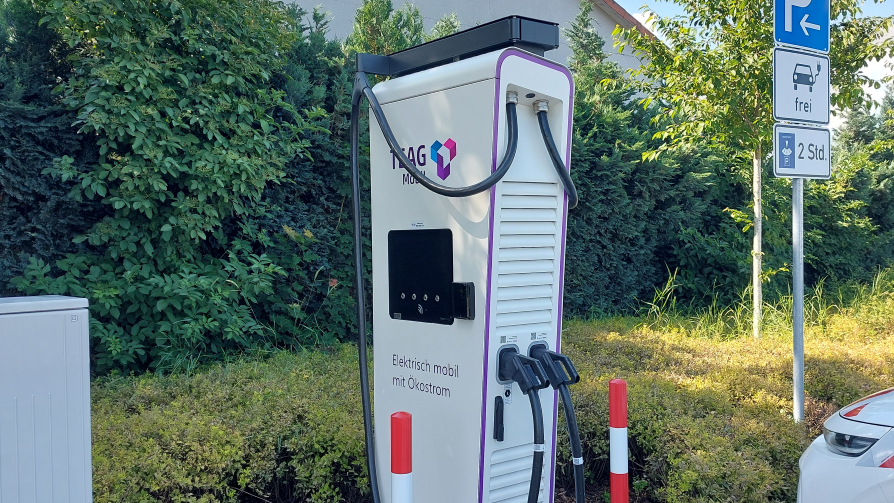 TEAG Mobil-Ladestation, Witterdaer Straße in Elxleben