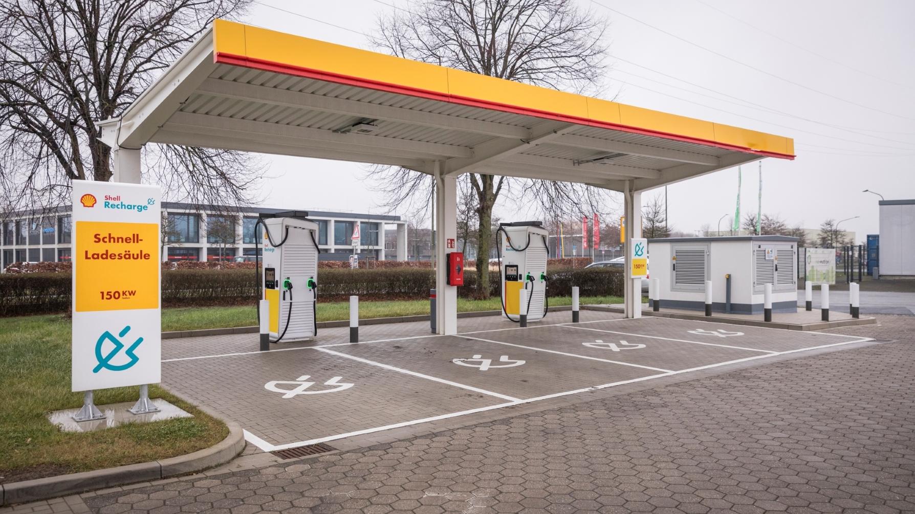 Shell Recharge Charging Station, Werler Straße in Hamm