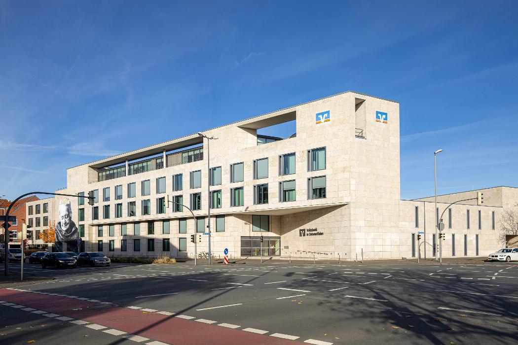 Volksbank in Ostwestfalen eG - Regionalzentrum Gütersloh, Friedrich-Ebert-Straße in Gütersloh