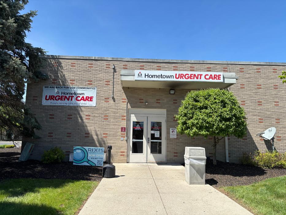 Outside of Hometown Urgent Care & Occupational Health in Columbus, Ohio.