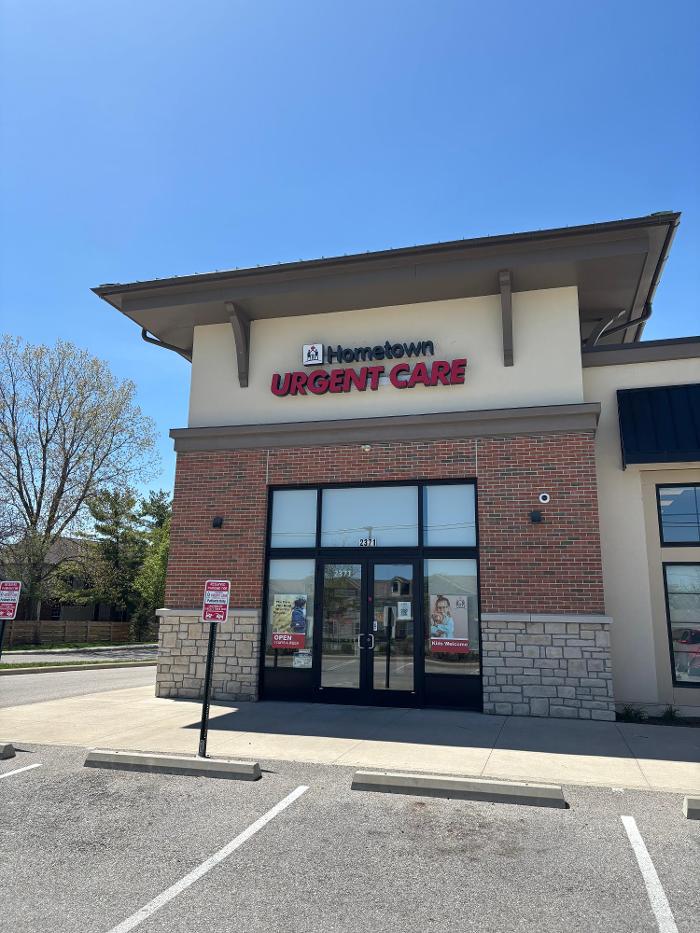 Outside of Hometown Urgent Care & Occupational Health in Hilliard, Ohio.