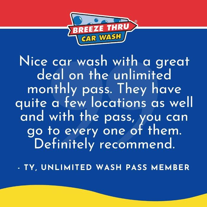 Breeze Thru Car Wash - Dell Range Image